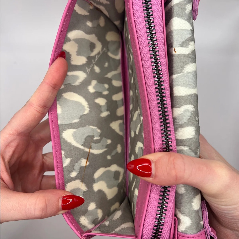 Aimee Kestenberg Pink Crossbody Bag with Chain Strap - Picture 8 of 10